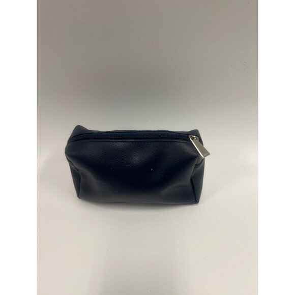 Furla Navy Blue Travel Toiletry Bag With Zip Closure & Logo Detail - Picture 4 of 8